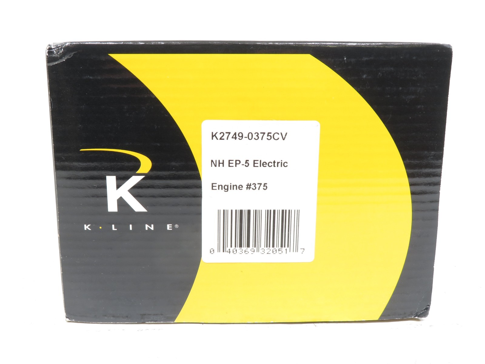 K-Line K2749-0375CV NH EP-5 Locomotive #375 LN