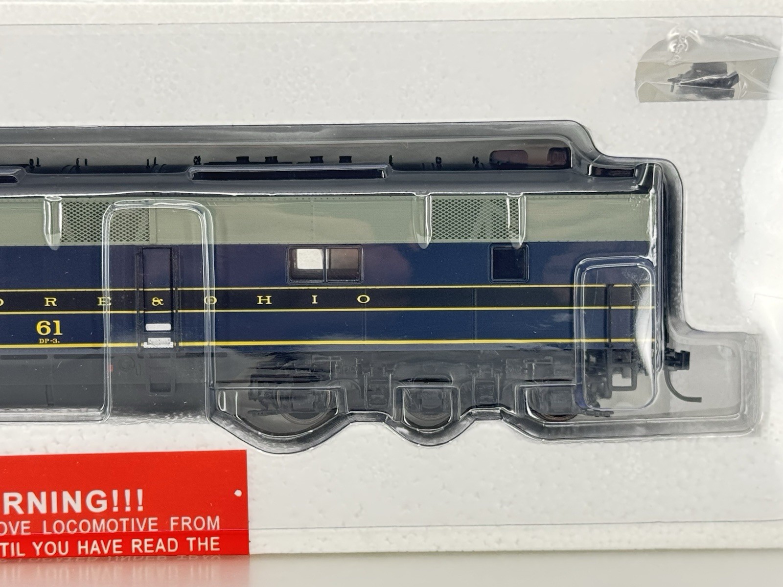 HO Proto 2000 Baltimore & Ohio E6B Non-powered “Dummy” Diesel Locomotive B&O #61