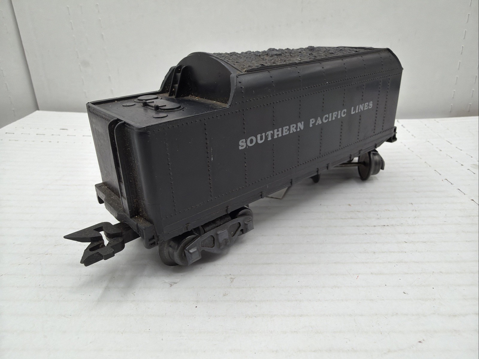 Vintage Marx Toys Southern Pacific 8-Wheel Plastic Tender Coal Car Pressed Steel