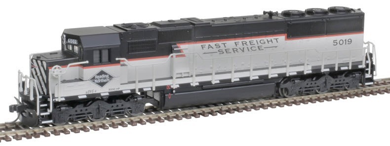 ATLAS (N) 40 005 230 READING & NORTHERN SD-50 RD# 5019 – DCC/LOKSOUND – NEW