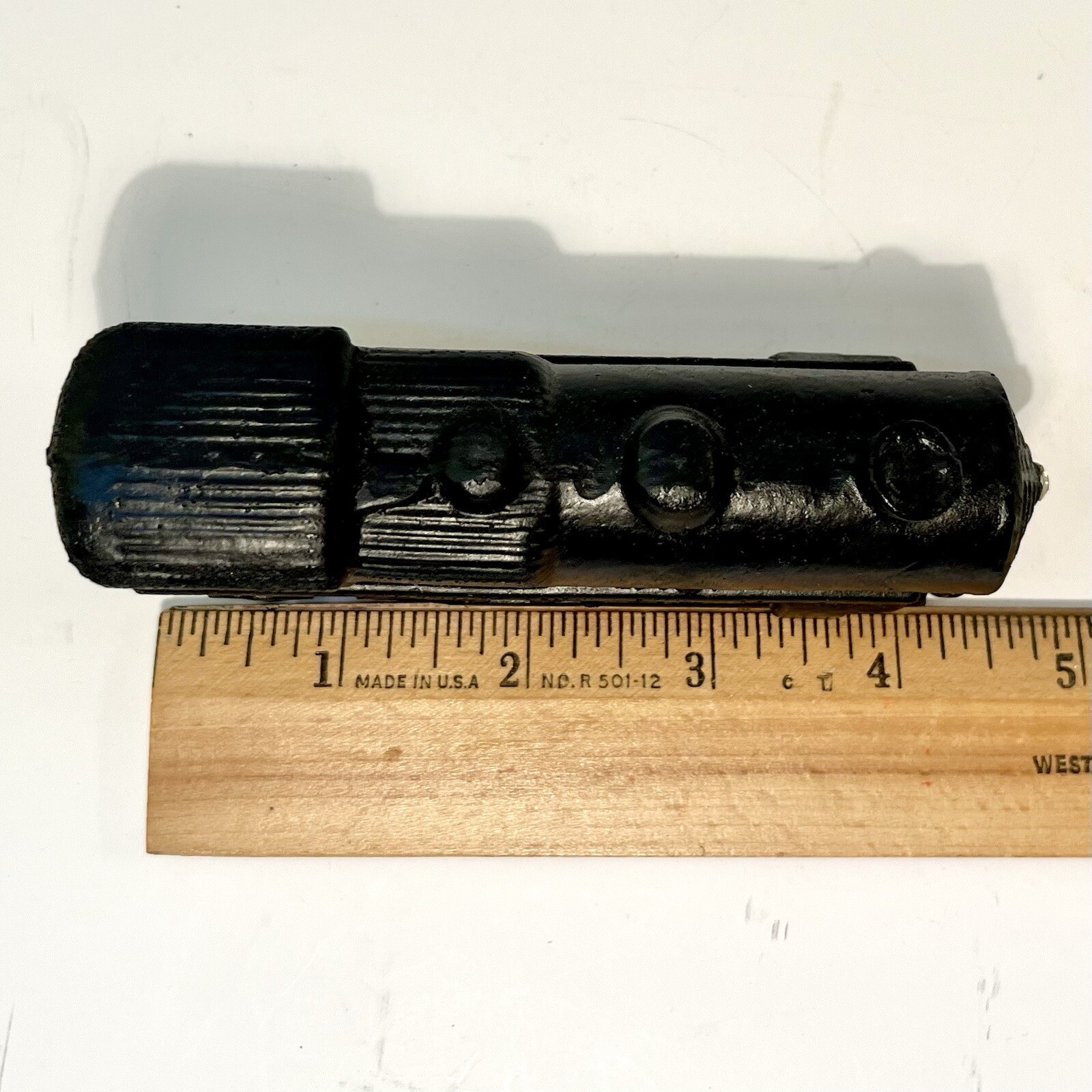 Carved Coal Car Train Steam Engine Locomotive 4.5” Felt Bottom Railroad Figurine