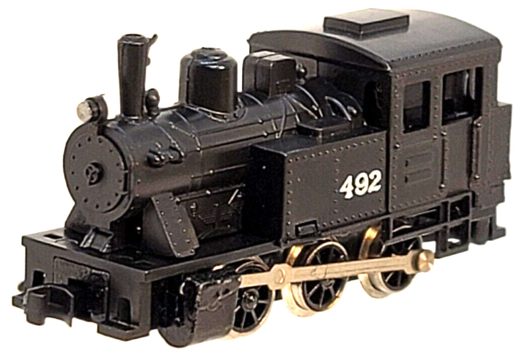 N Model Power 7521 0-6-0 Switcher Locomotive #492 (Tested) knuckle couplers
