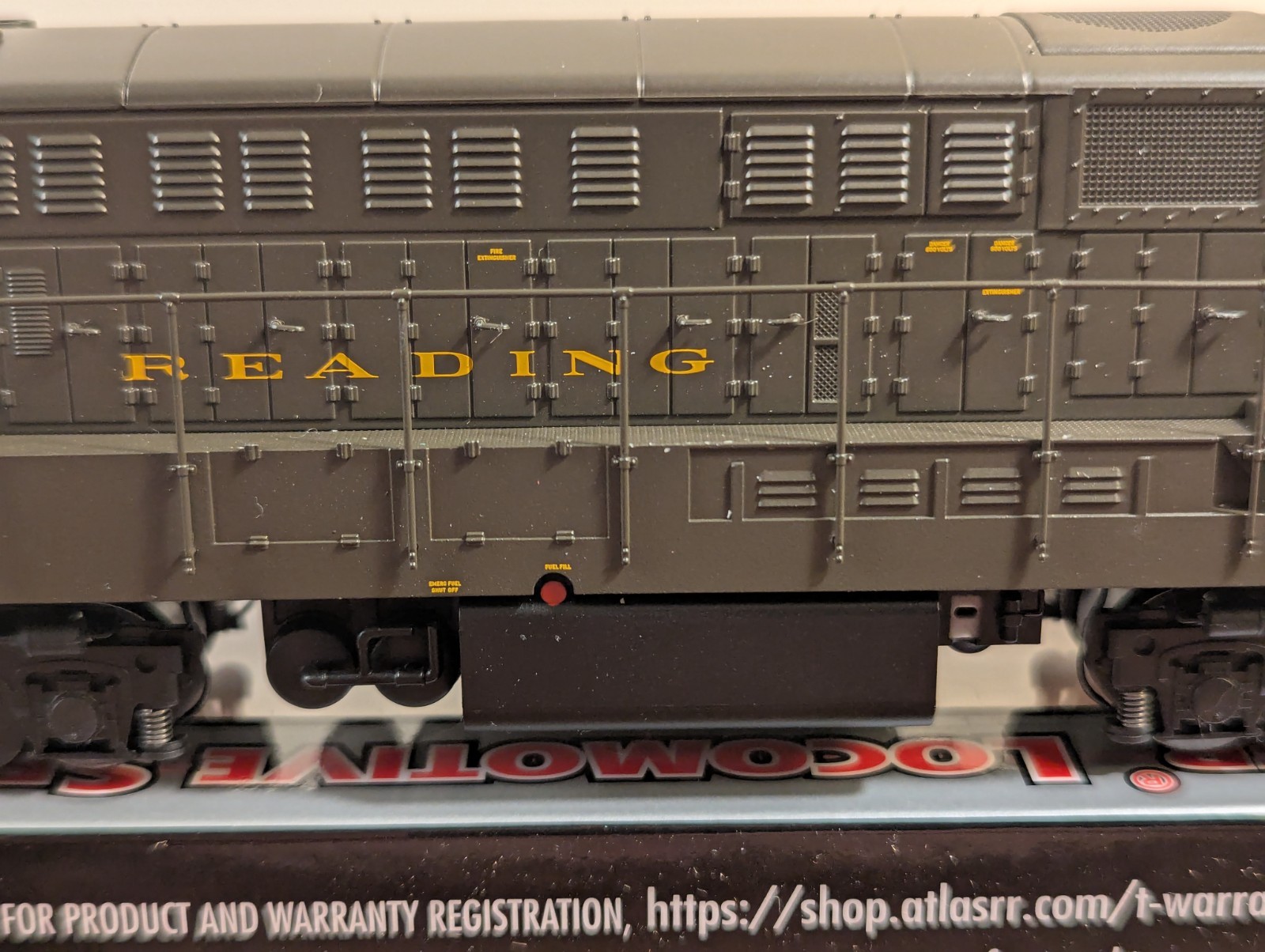 Atlas Master Silver Series HO Scale FM Trainmaster Reading #806 DCC Ready