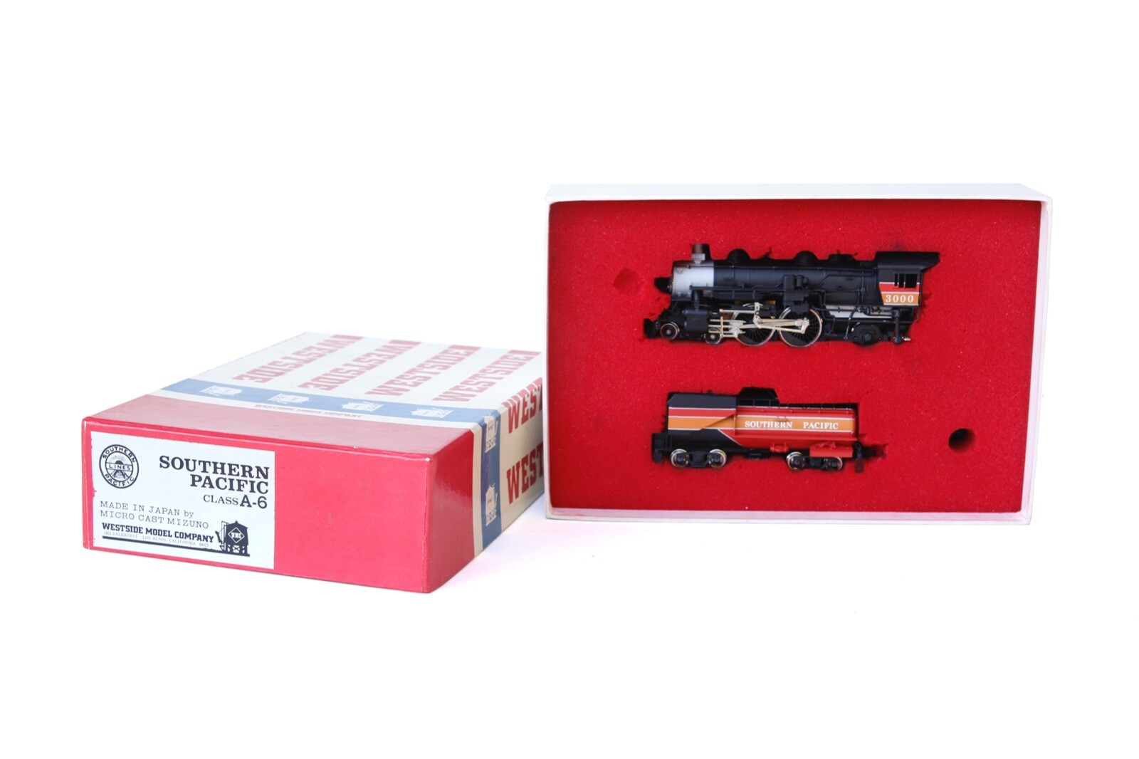 Westside Model Southern Pacific 4-4-2 Class A6 Locomotive Tender #3000 HO Brass
