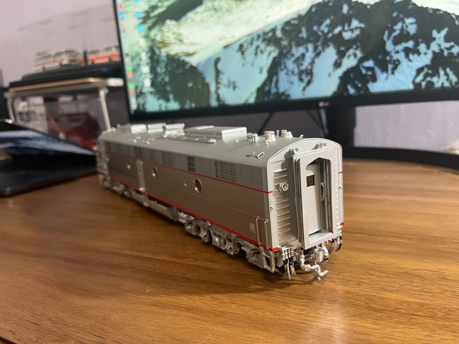 O Scale Brass Key Model Imports Last Run CB&Q EMD Red Nose E-9A #9987