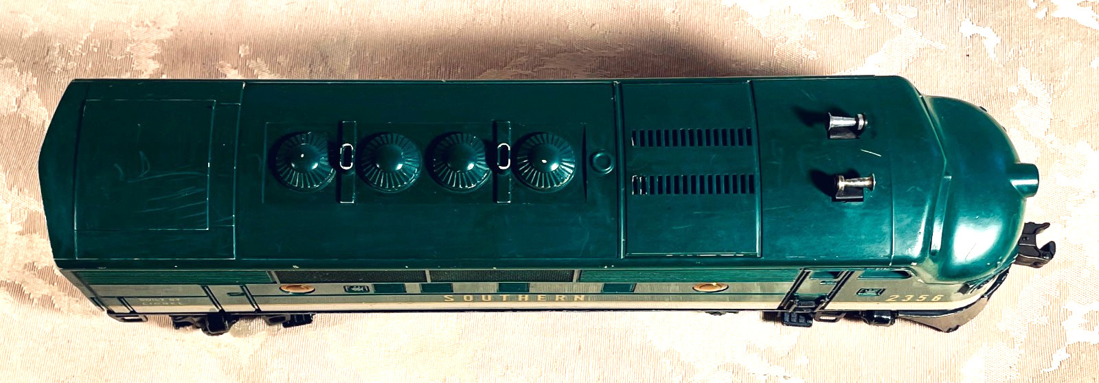 Vintage Lionel 2356 Southern, F3 ABA, O Gauge Locomotive Set, 1954-1956