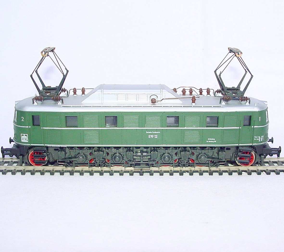 Rivarossi HO 1:87 DB BR E19 Deutsche Bundesbahn Green ELECTRIC LOCOMOTIVE MIB`80