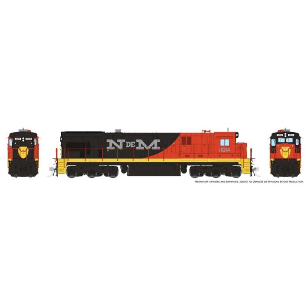 Rapido 042518 HO Scale GE C30-7 NdeM “Early” 6766 with DCC and Sound