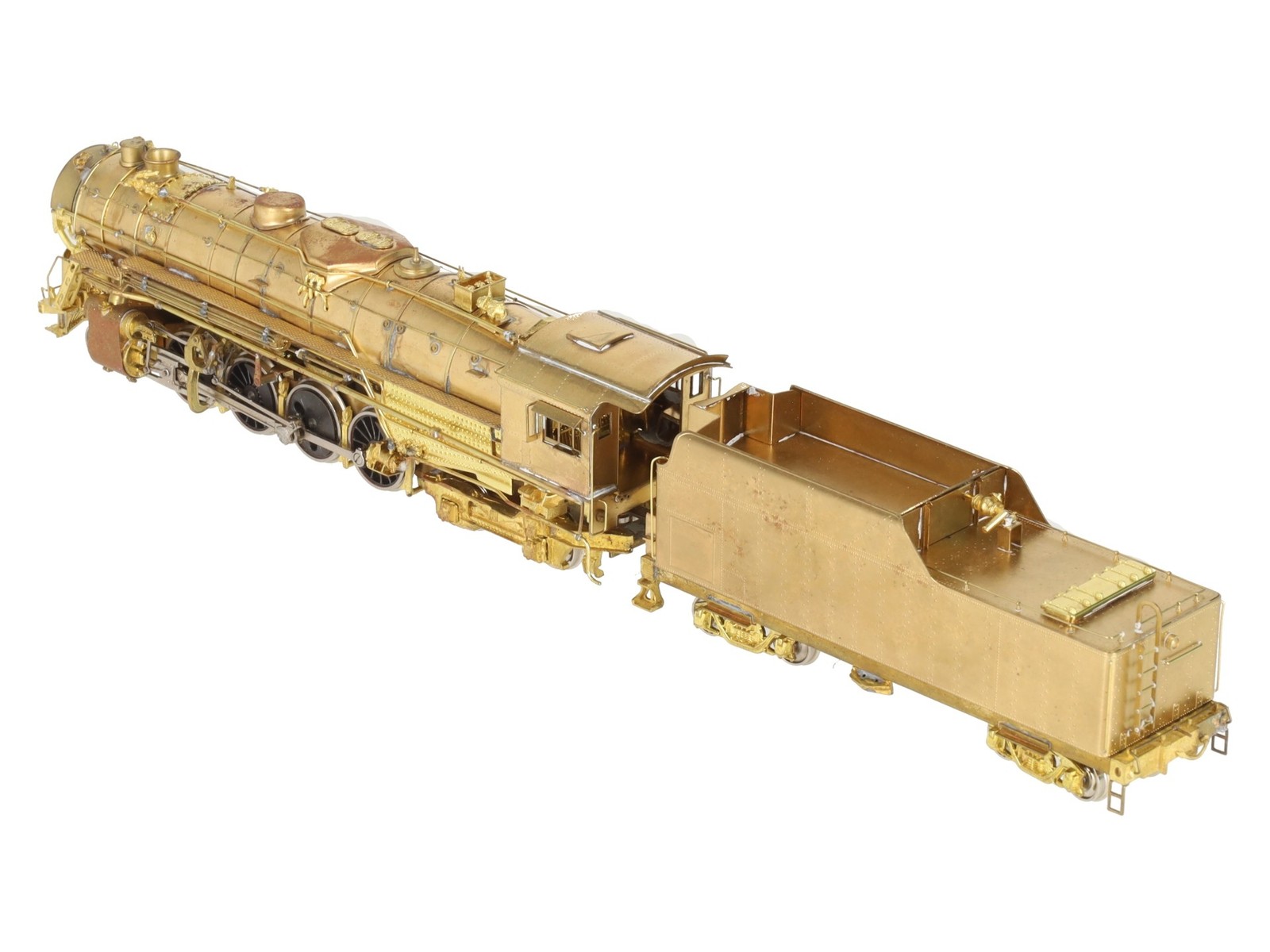 Westside Model Co. HO BRASS A.T.S.F 2-8-4 Berkshire Steam Loco & Tender EX/Box