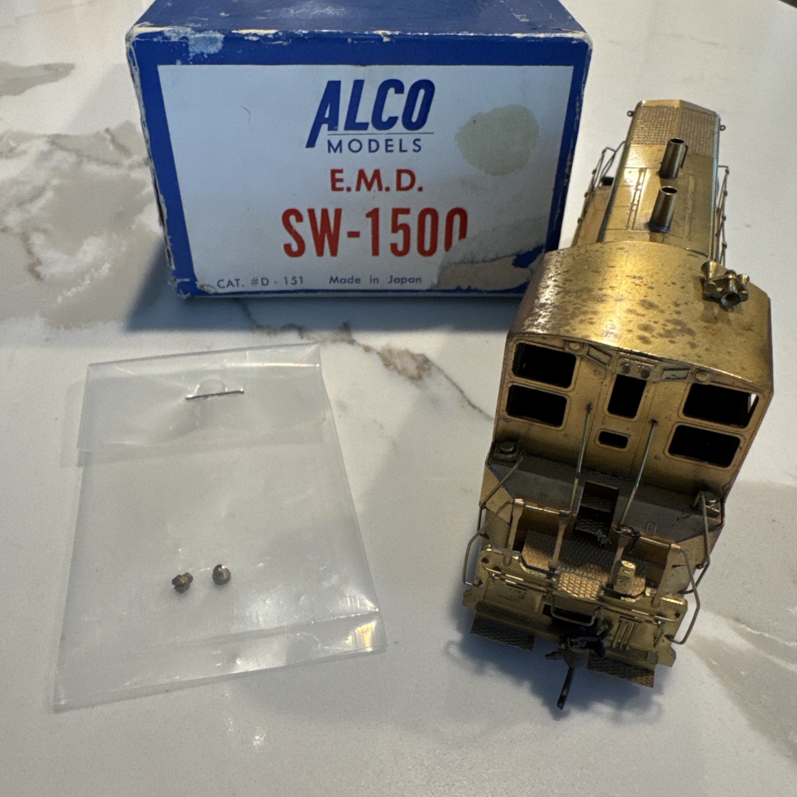 Alco Models HO Scale EMD SW-1500 Diesel, Brass
