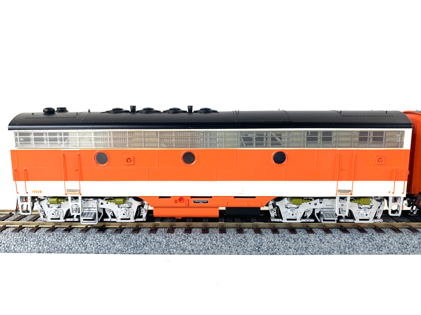 Athearn Genesis HO G22843AB EMD Demonstrator F7A Diesel 1950C&B- DCC/ Sound