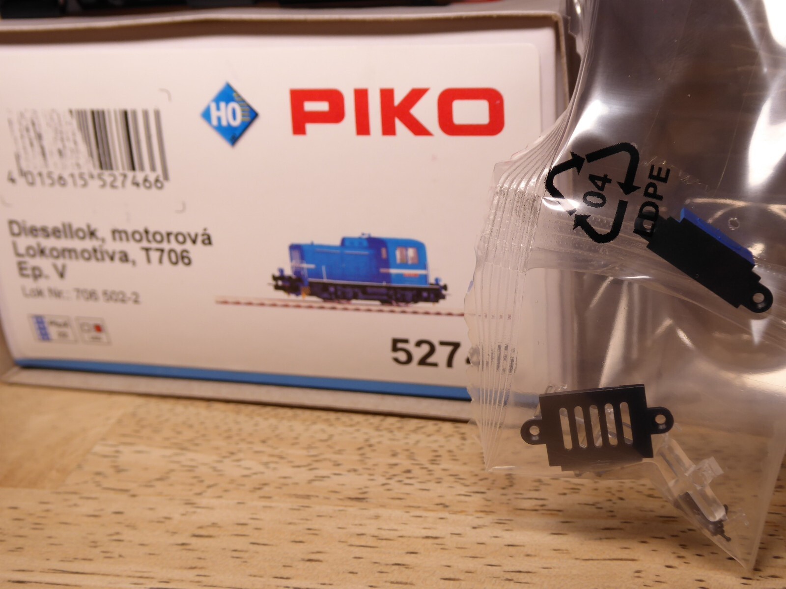 Piko 52746 H0 Diesel Locomotive Tgk 2-T706 Kaluga Der Epoch 4/6 New With LED +