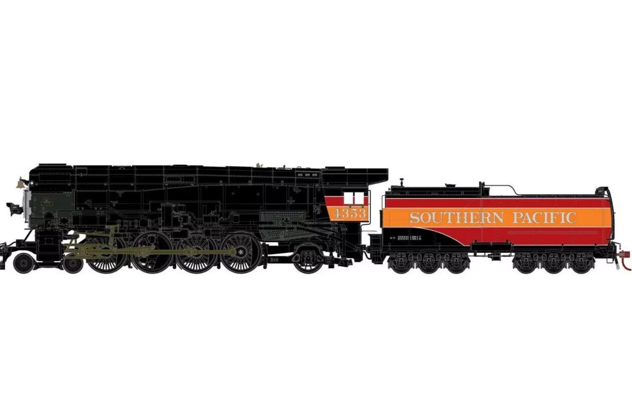 ATHG 71659 Southern Pacific MT-4 4-8-2 Mountain Steam Loco w/DCC/Sound #4353 NIB