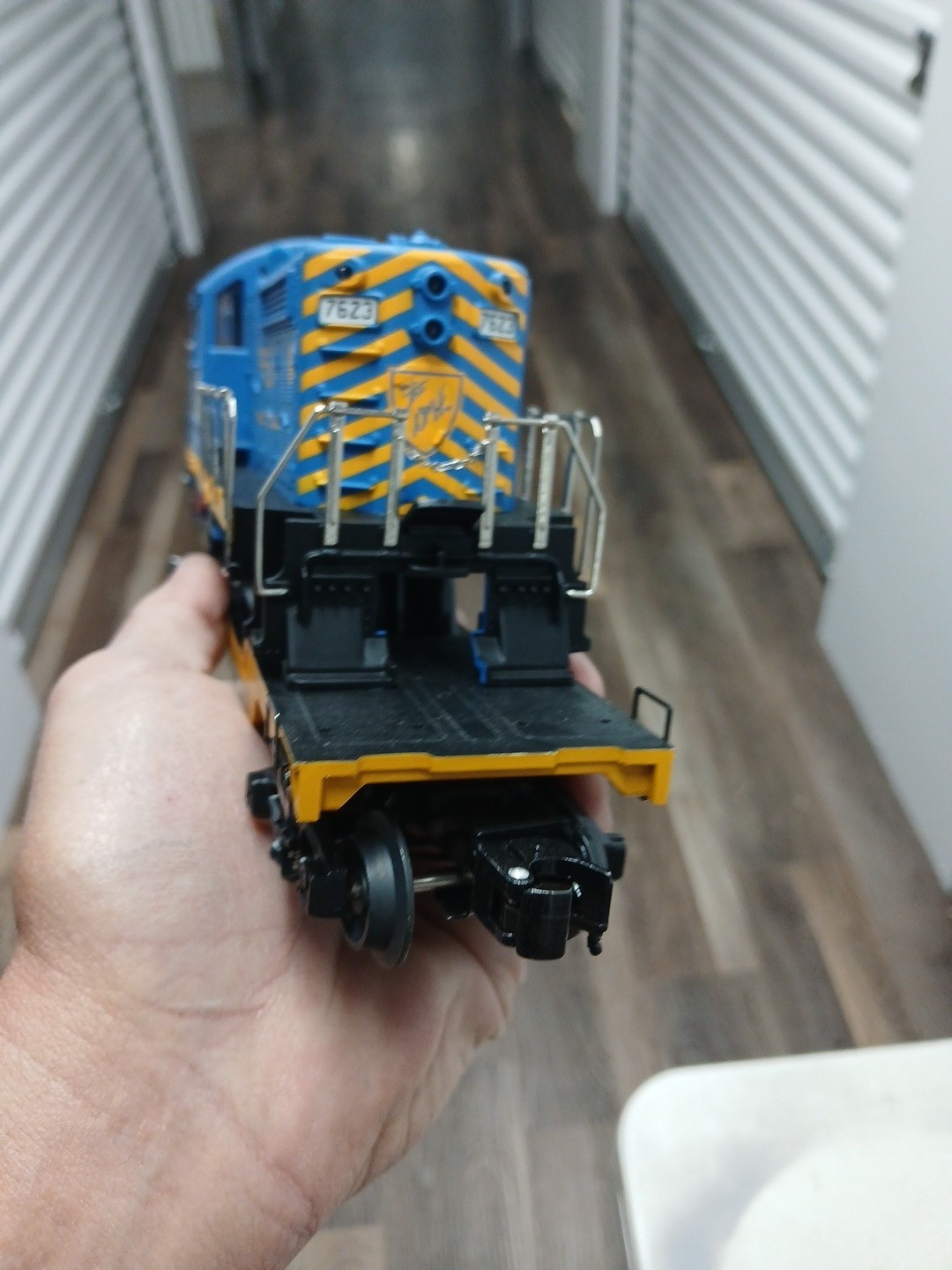 Rmt Emery Diesel Body On TTX Trailer New In The Box Delaware And Hudson