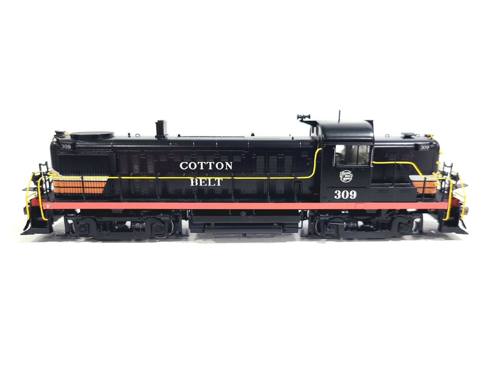 Division Point SSW Alco RS-3 Cotton Belt Black Widow #309 HO Brass #DP-8779.1