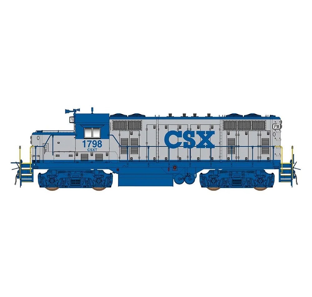 HO scale InterMountain EMD GP16 w/DCC CSX Transportation diesel