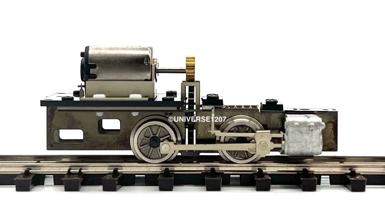 N/HOn30/HOe/009 Scale Aru 0-4-0 Steam Locomotive Power Drive Chassis 14mm/7mm