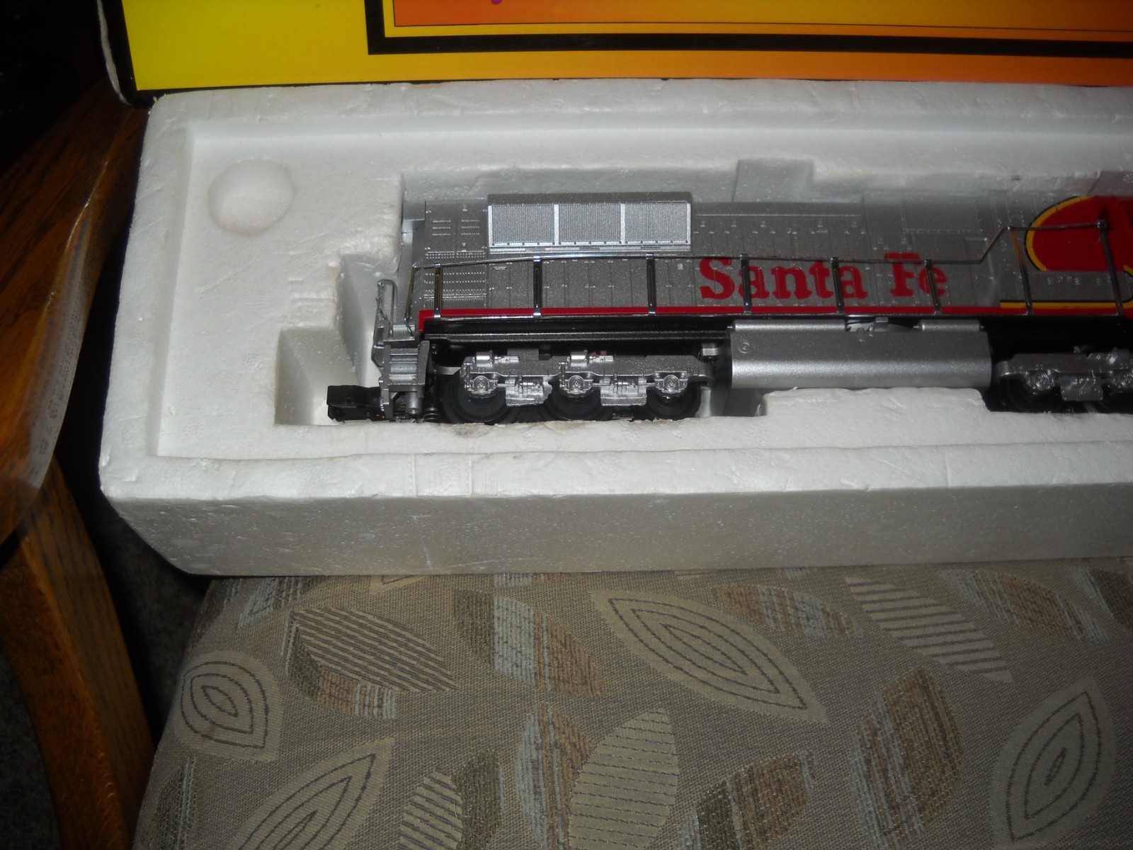 😎-RAIL KING by M.T.H. SANTA FE- #8300 3 RAIL–SD-90 MAC DIESEL w/PROTO SOUND😎