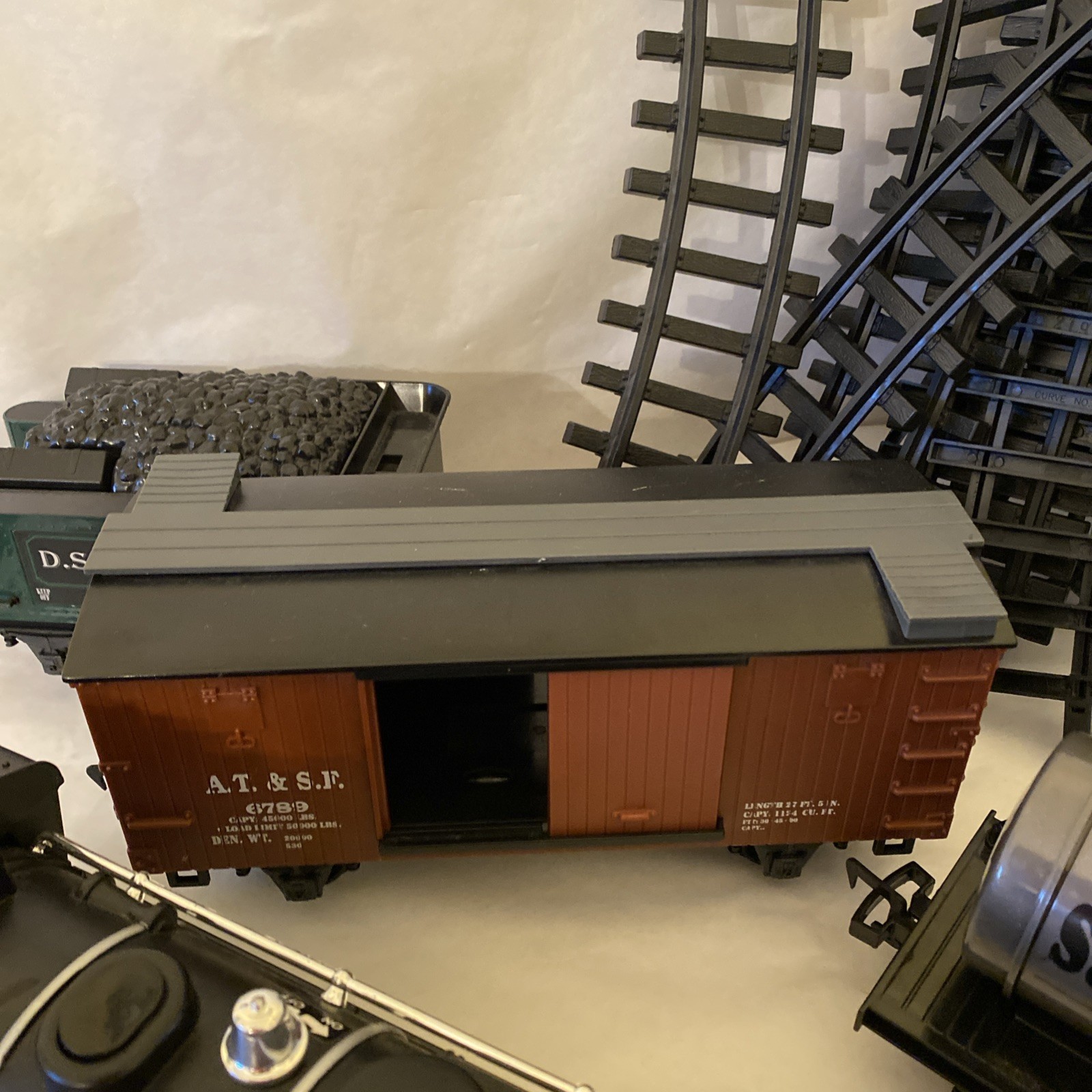 2050 G Gauge Black Silver Steam Locomotive G Scale Tested