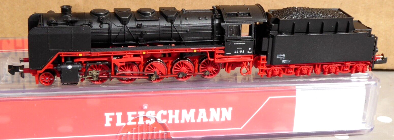 Fleischmann 714403 N Locomotive BR 44 141 DRG Era 2 DSS+LED Light, BW Treuchtl.