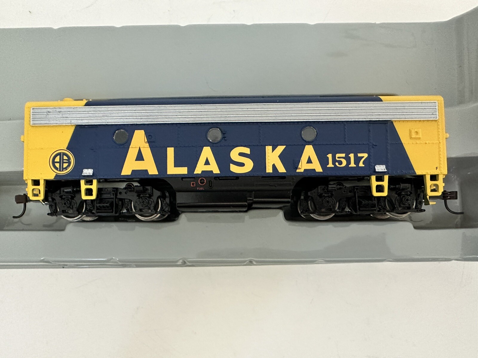 Athearn HO 8033 F7A/F7B Set ARR Alaska A-Powered B-Dummy DC #1508,1517