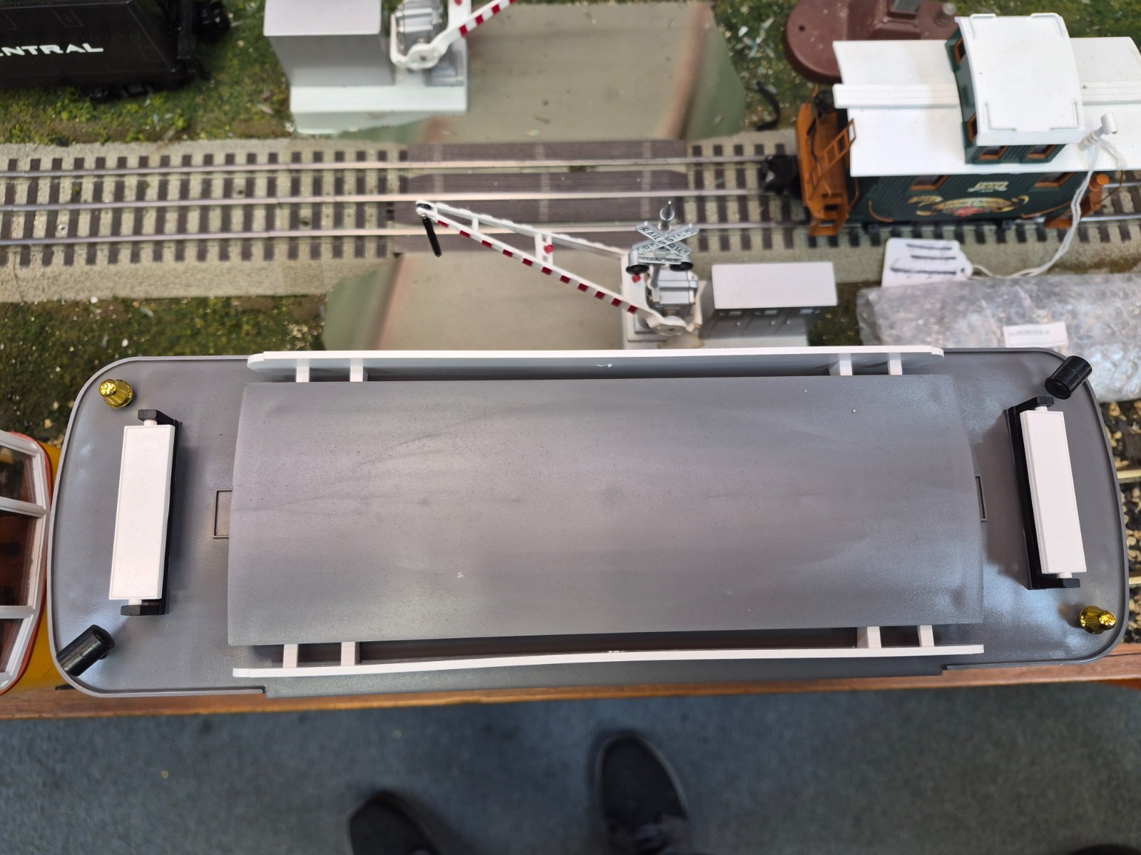 LGB 2035,3500 G SCALE TROLLEY SET POWERED & NON POWERED TRAILER BOXED TESTED