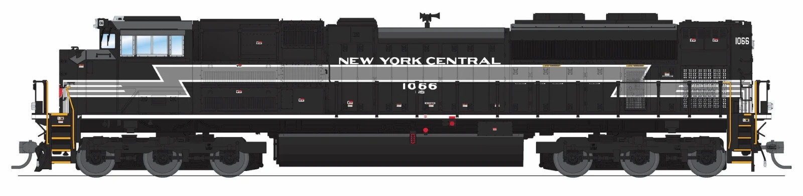 Broadway HO 9782 EMD SD70ACe, NS 1066, NYC Heritage Paint, Paragon4 Sound/DC/DCC