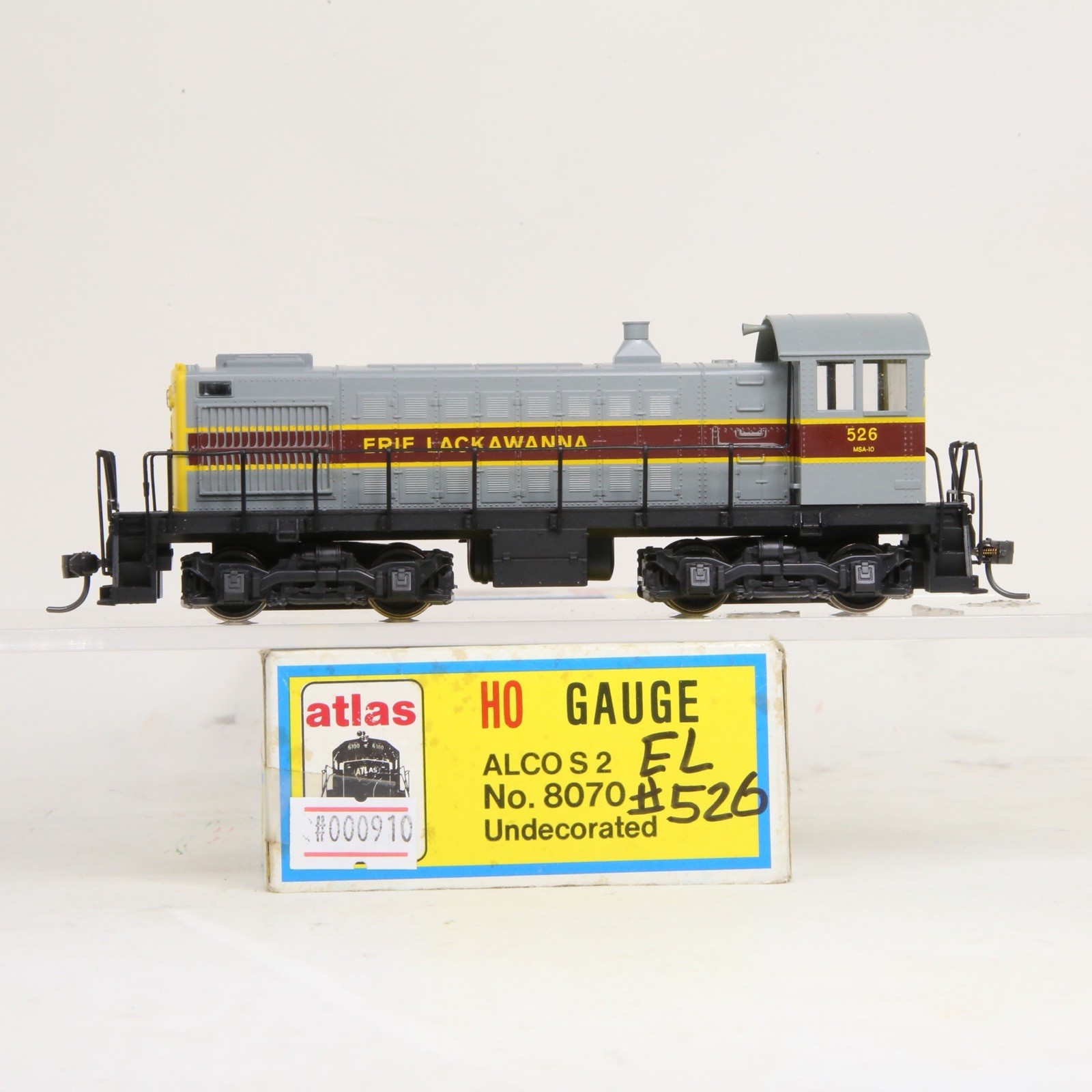 Atlas HO Erie Lackawanna EL #526 Alco S2 DC Powered