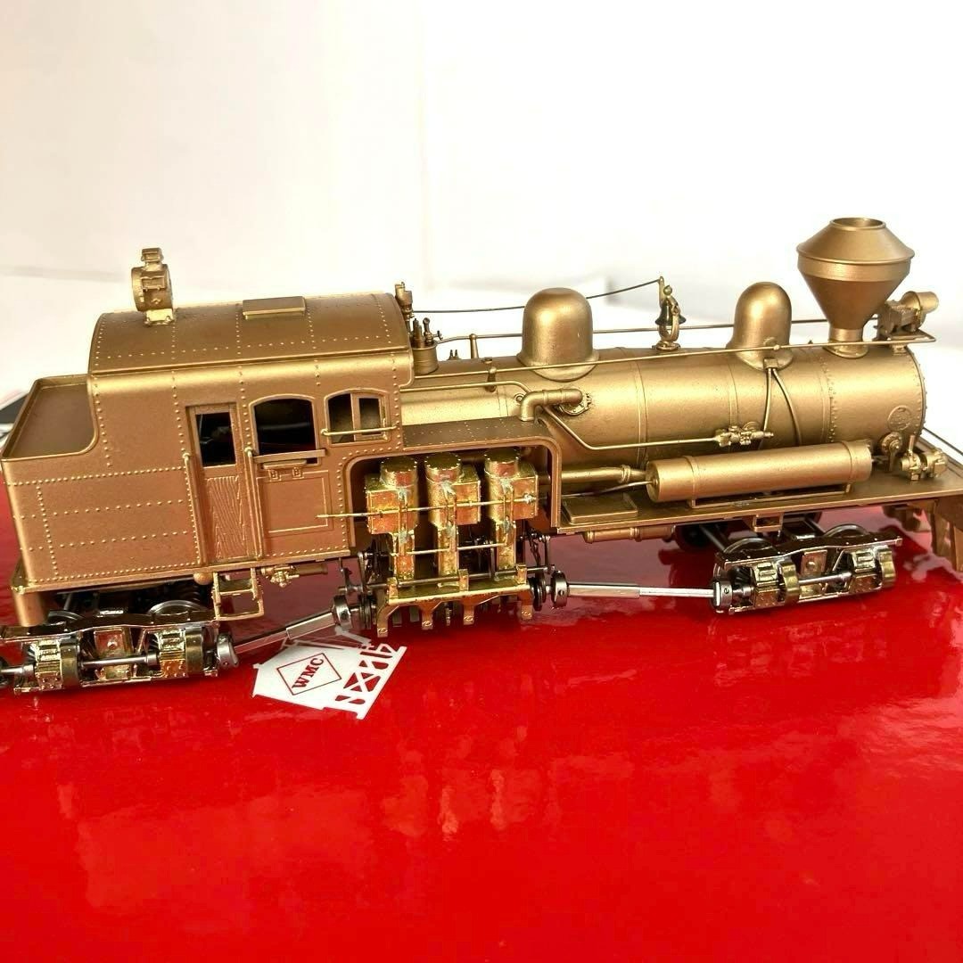 Westside Model Hassinger Lumber Shay Ho Scale Brass Finished Model Train USED