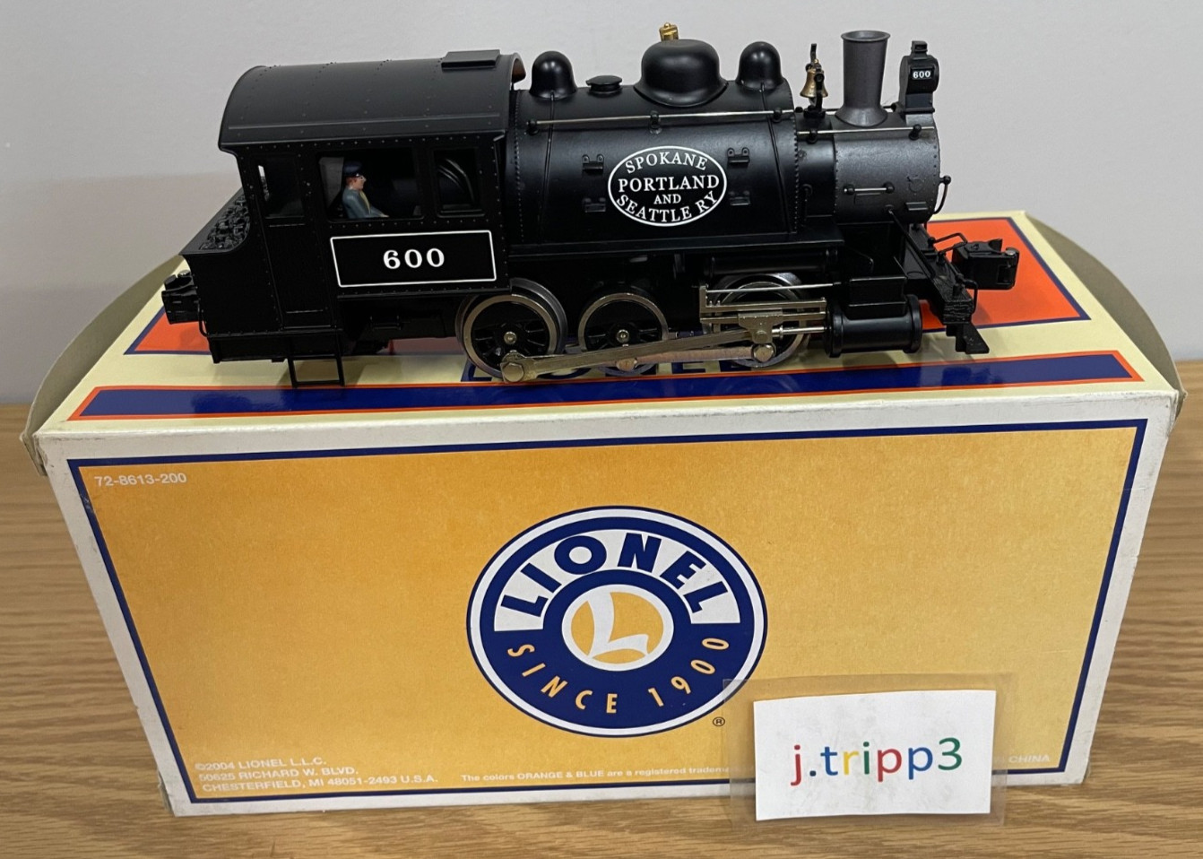 Lionel 6-28687 Spokane Portland Seattle 0-6-0 Dockside Locomotive O Gauge Train