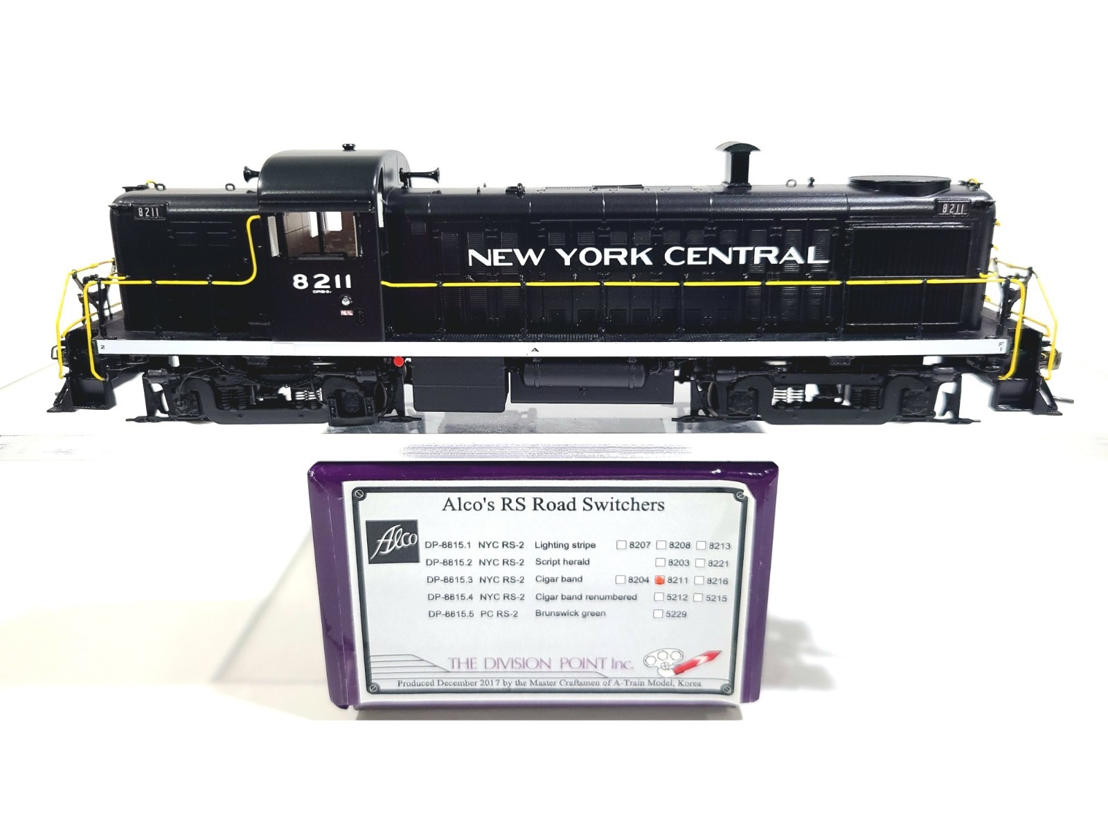 Division Point NYC Alco RS-2 New York Central #8211 HO Brass Model #DP-8815.3