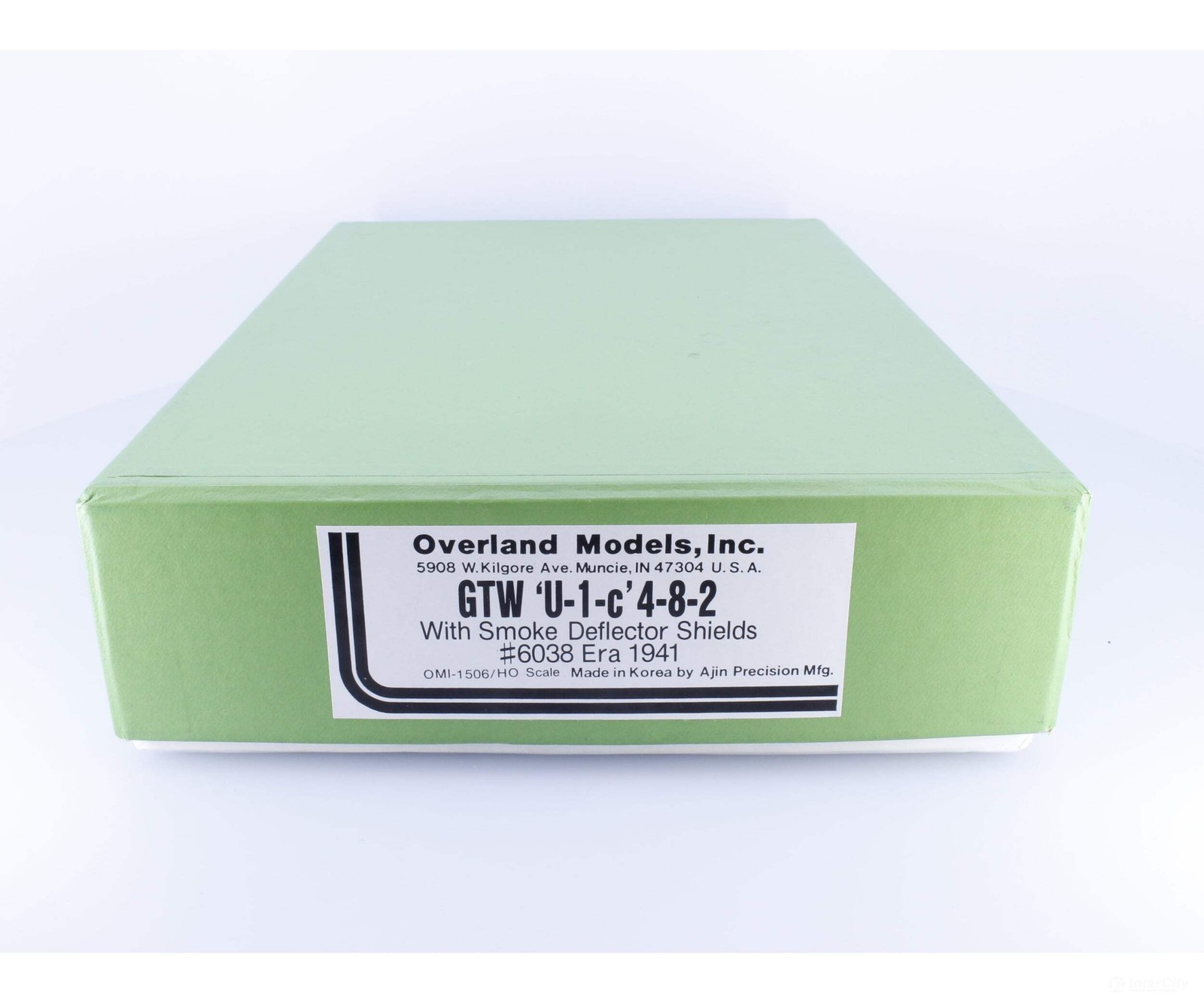 Overland OMI-1506 HO Brass GTW U-1-c 4-8-2 Steam Locomotive Factory Painted Gran