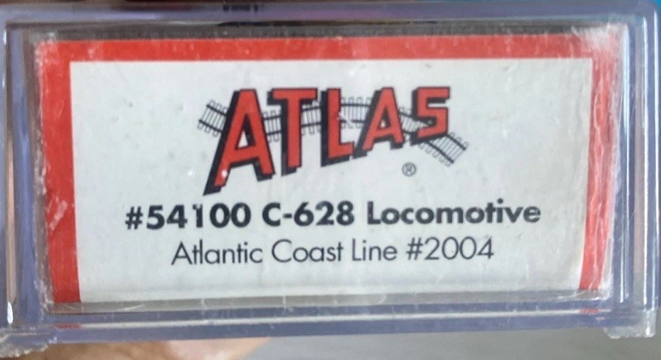 N Scale Atlas DCC Equipped C628 Atlantic Coast Line ACL 2004 Locomotive