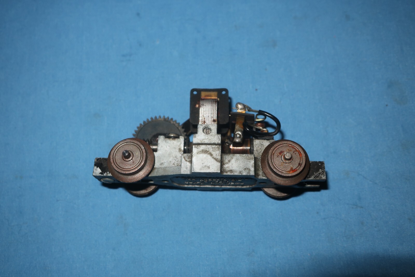 American Flyer #740 Handcar Motor/Chassis. Runs