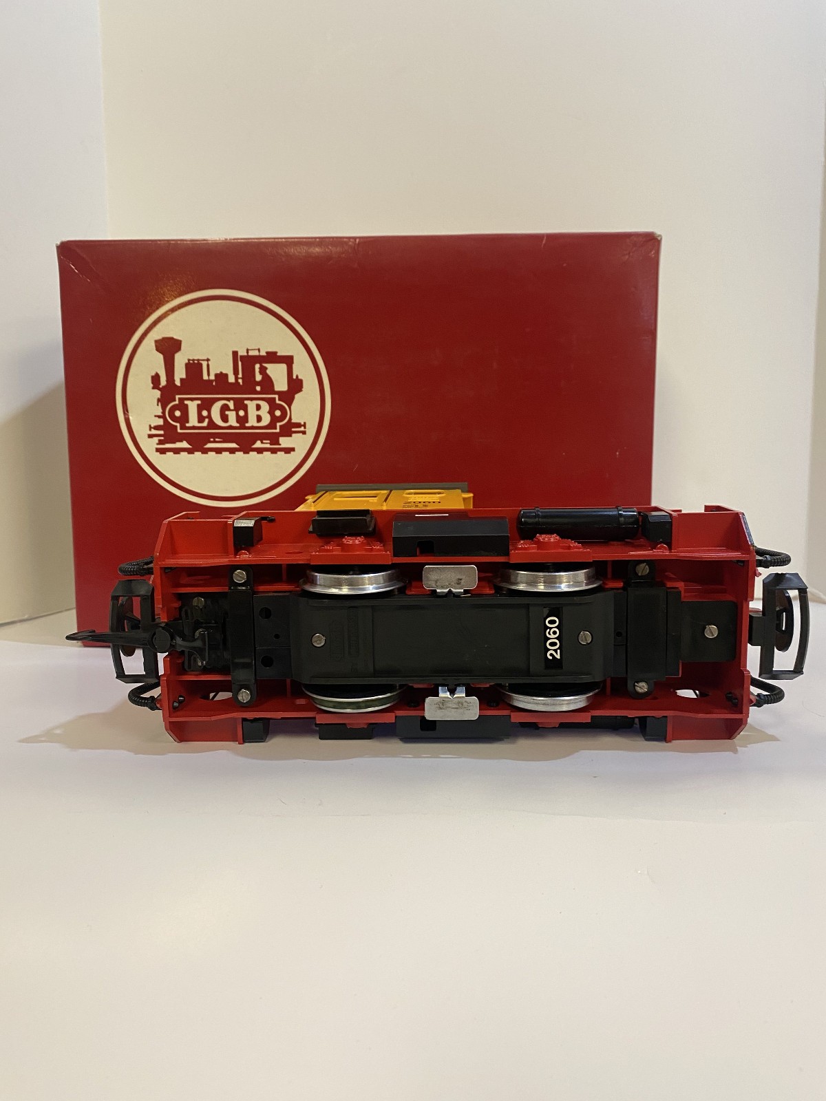 LGB 2060 H – Yellow G-Scale Locomotive – The Big Train Loco In Box – Lehmann