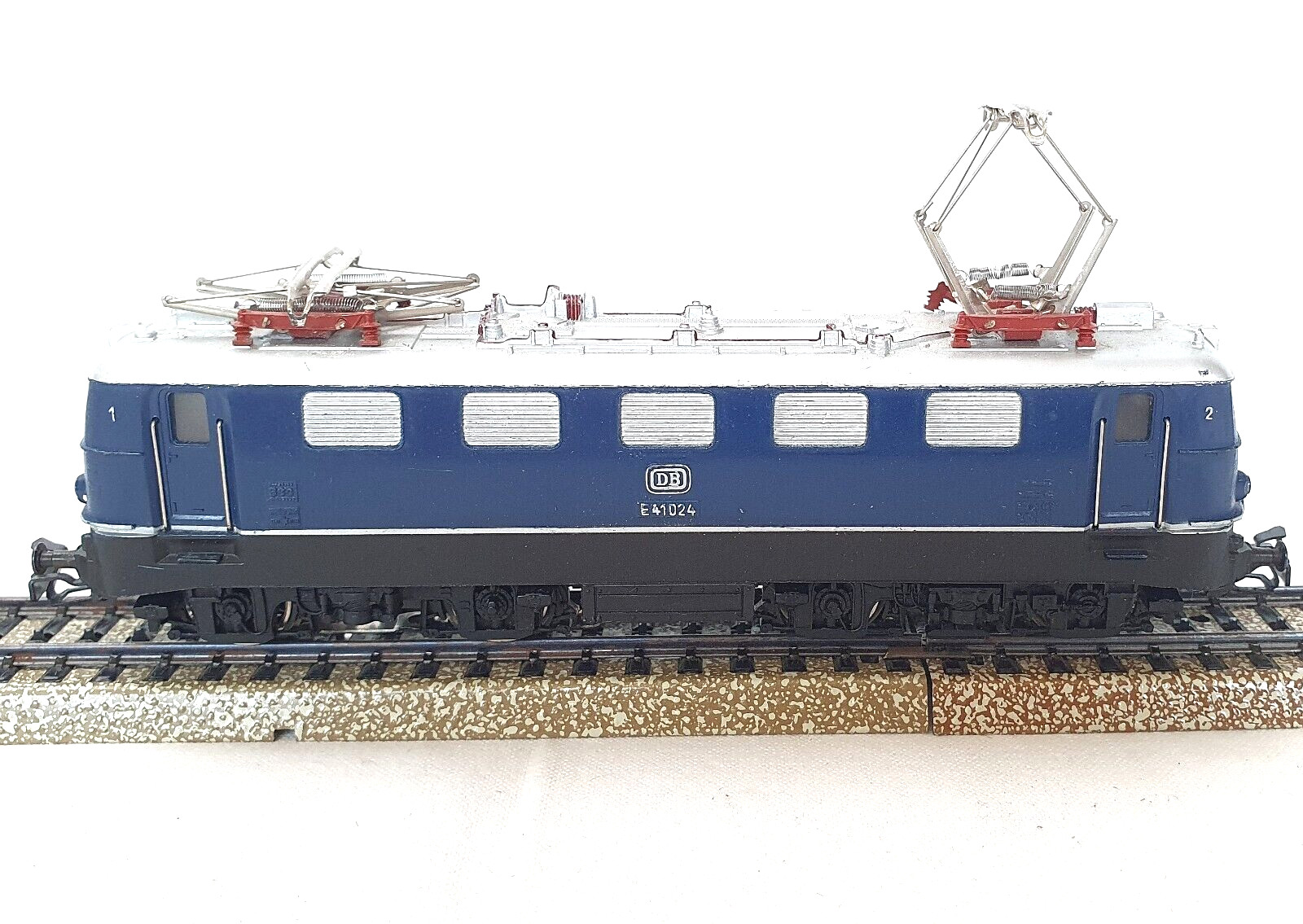 Marklin AC HO 1:87 German DB BR E-41 024 ELECTRIC LOCOMOTIVE #Blue #3034 MIB`76