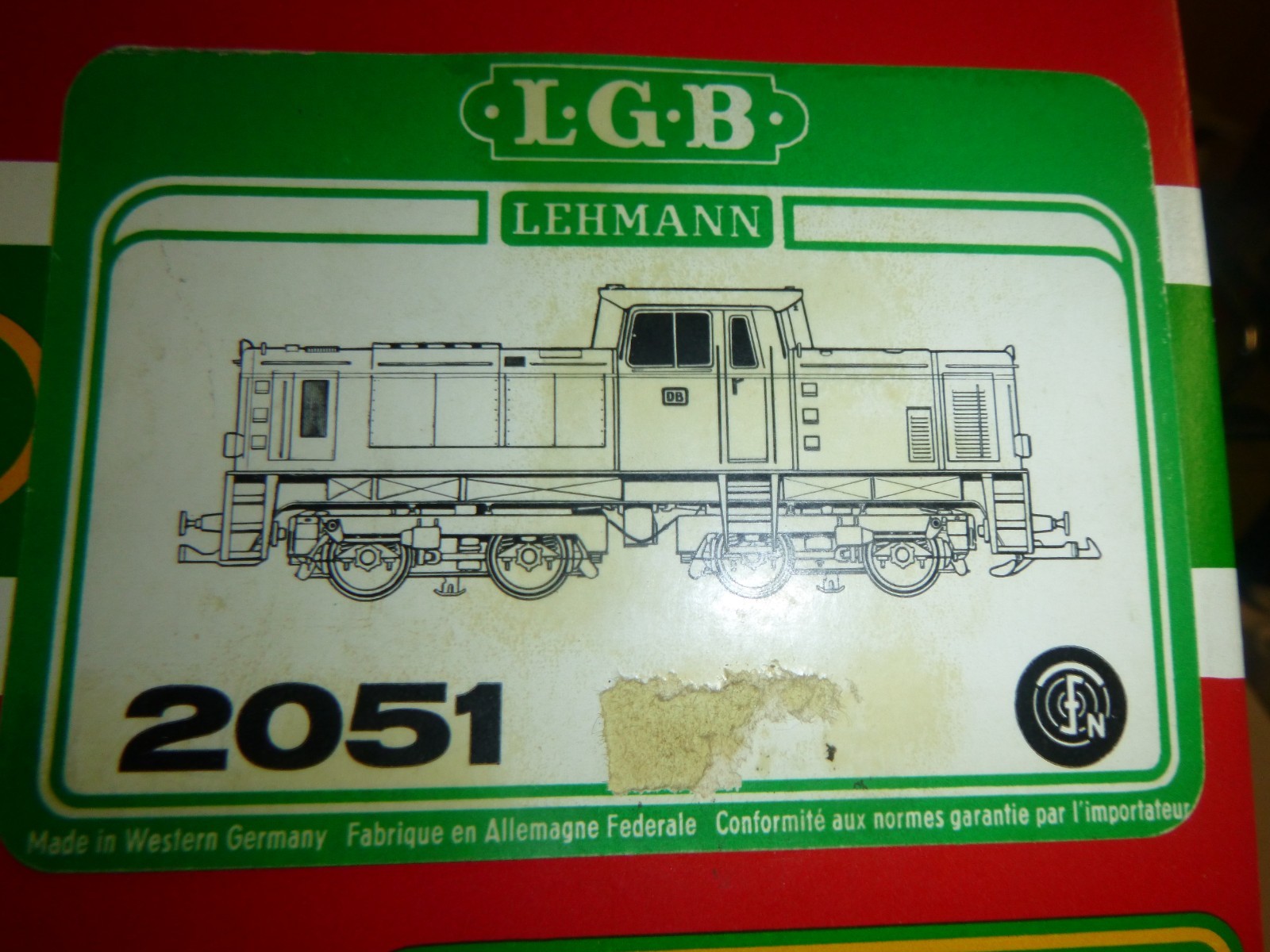 LGB Track G 2051 Diesel Locomotive Series BR 251 902-3 DB (art.A023)