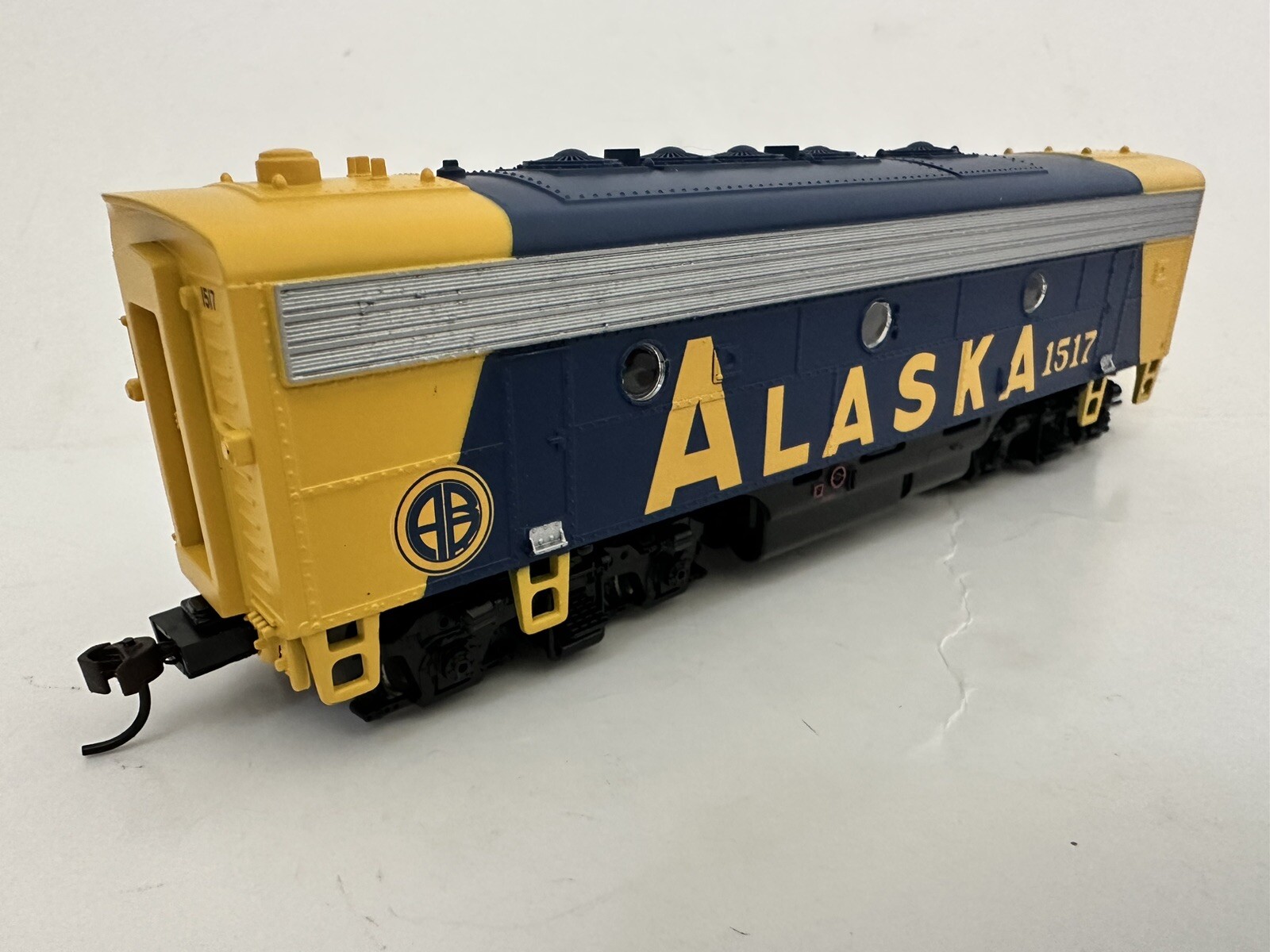 Athearn HO 8033 F7A/F7B Set ARR Alaska A-Powered B-Dummy DC #1508,1517