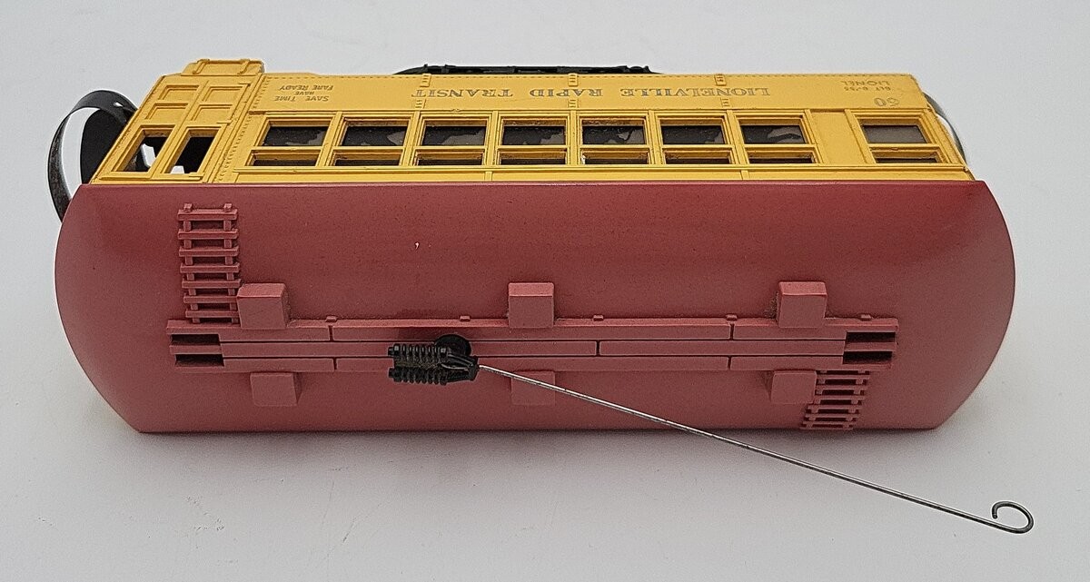 Lionel 60 Vintage O Lionelville Motorized Rapid Transit Trolley