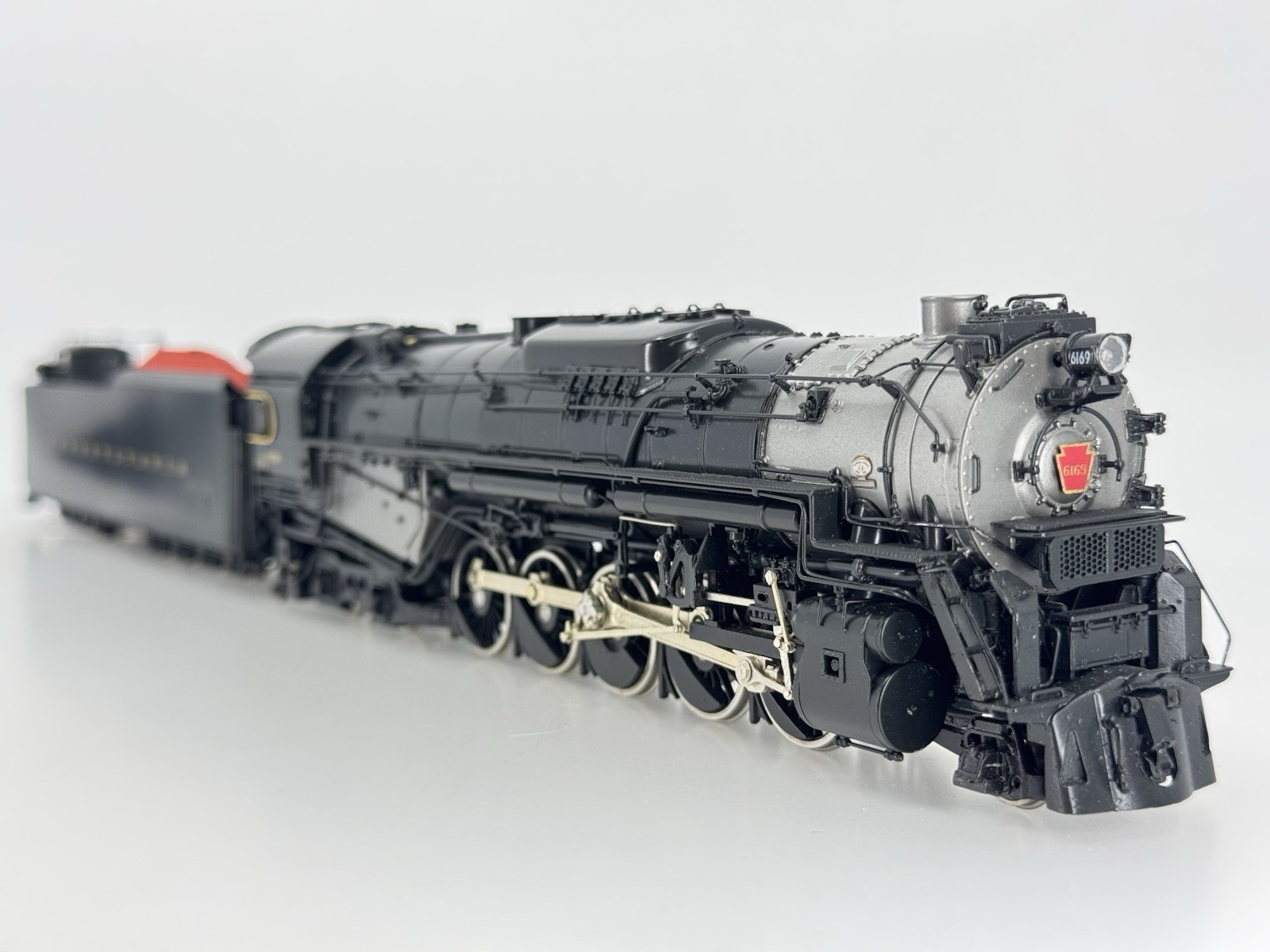 HO Key Imports Brass Pennsylvania J-1 2-10-4 Texas Steam Locomotive PRR #6169