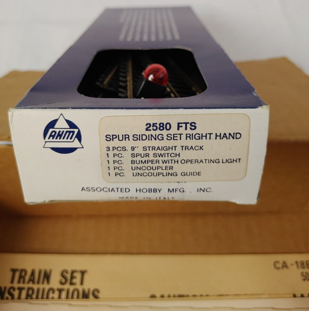 Vintage 1973 AMH Train Set #68711 HO Scale Original Box SEE DESCRIPTION #21259