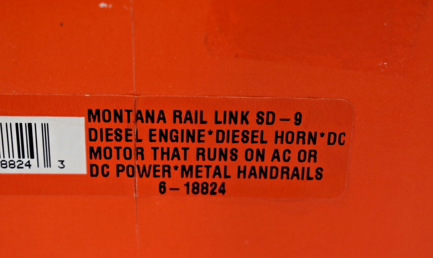 Lionel O27 Gauge 6-18824 Montana Rail LInk SD-9 Diesel Locomotive NM/MT