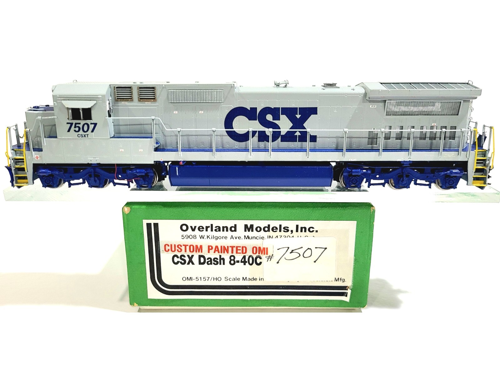 Overland OMI CSX GE Dash 8-40C CSX Transportation #7507 HO Brass Model #5157.1