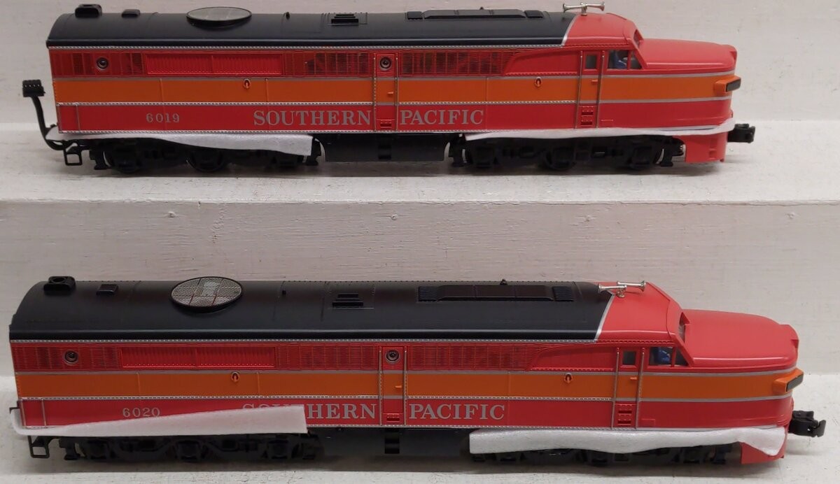 MTH 20-2022-1 O Southern Pacific Alco PA AA Diesel Set w/PS1#6019/6020 EX/Box