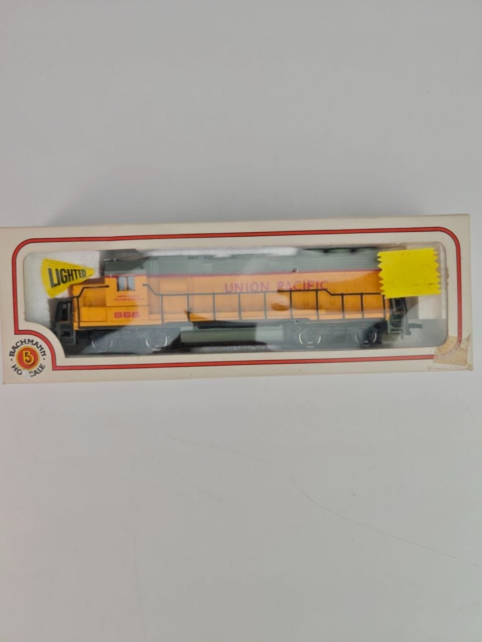 Vintage Bachmann HO Scale GP40 Union Pacific #866 Diesel Train Tested w/Box