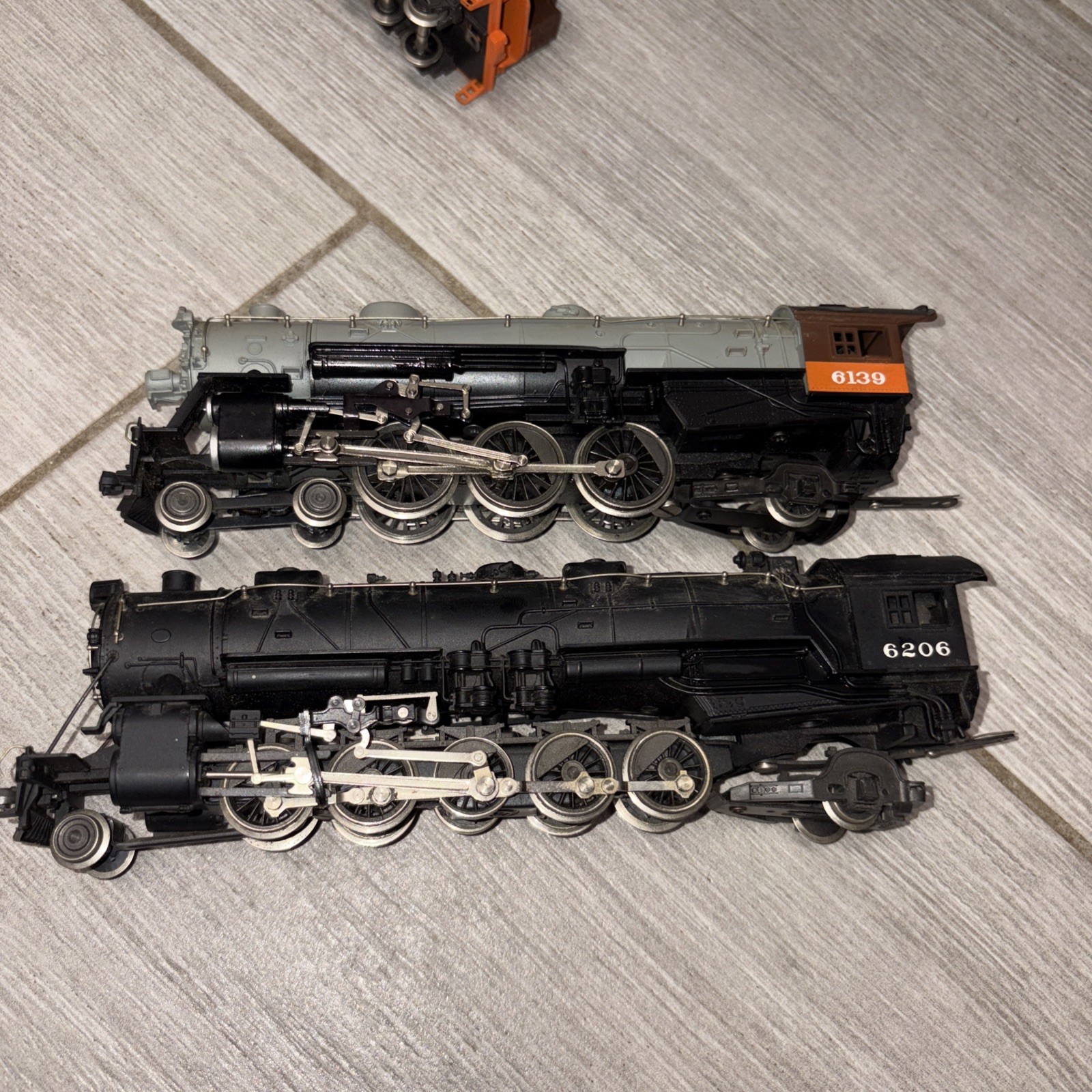Lot Of 2 Rivarossi Vintage Ho Scale Steam Engines With Tender For Parts/Repair
