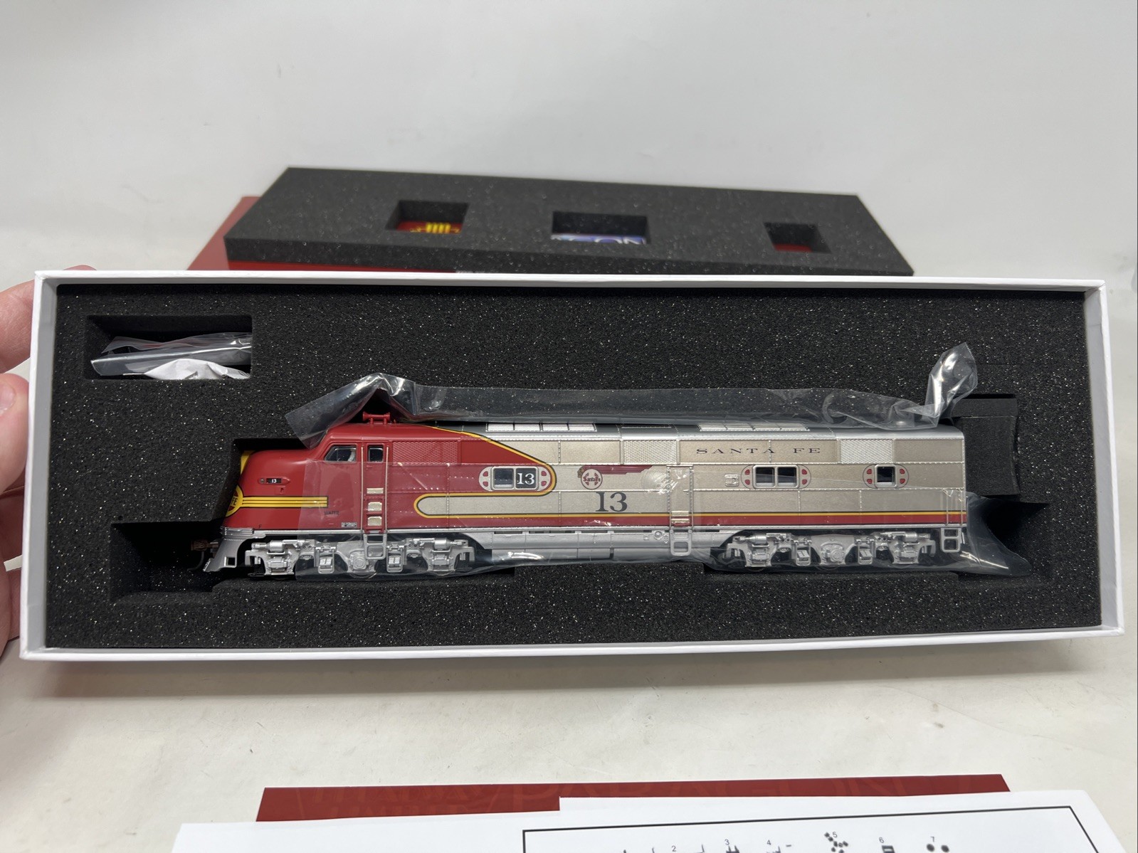 Broadway Limited 3274 Santa Fe EMD E6A Dual Headlight Paragon2 13L Sound DC DCC