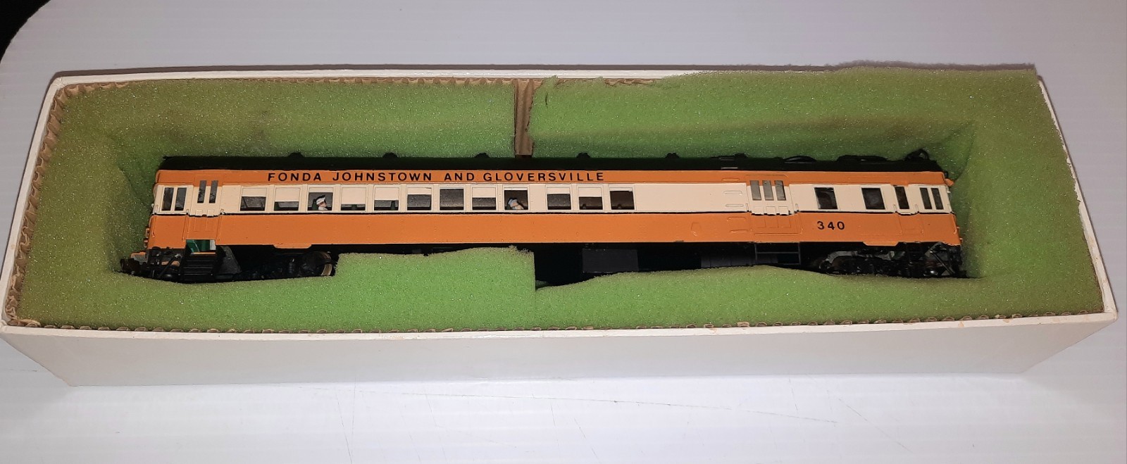 HO Brass Suydam #350 FJ&G #340 Brill Gas-Electric Doodlebug CP Interior