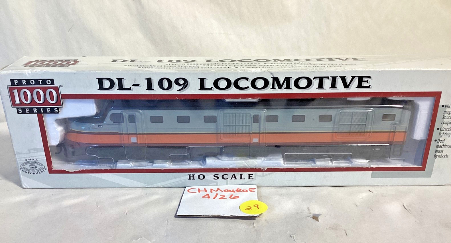 Proto 1000 HO Milwaukee Road #14B #DL-109 diesel engine tested