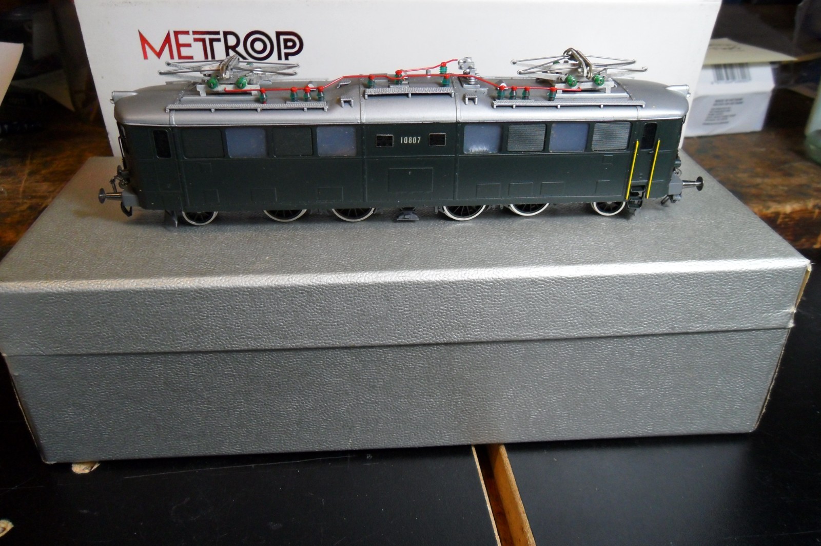 HO Brass Metropolitan Nr. 736 SBB Gotthard Locomotive Ae 4/6 Very Good Condition